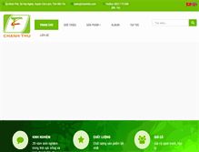 Tablet Screenshot of chanhthu.com